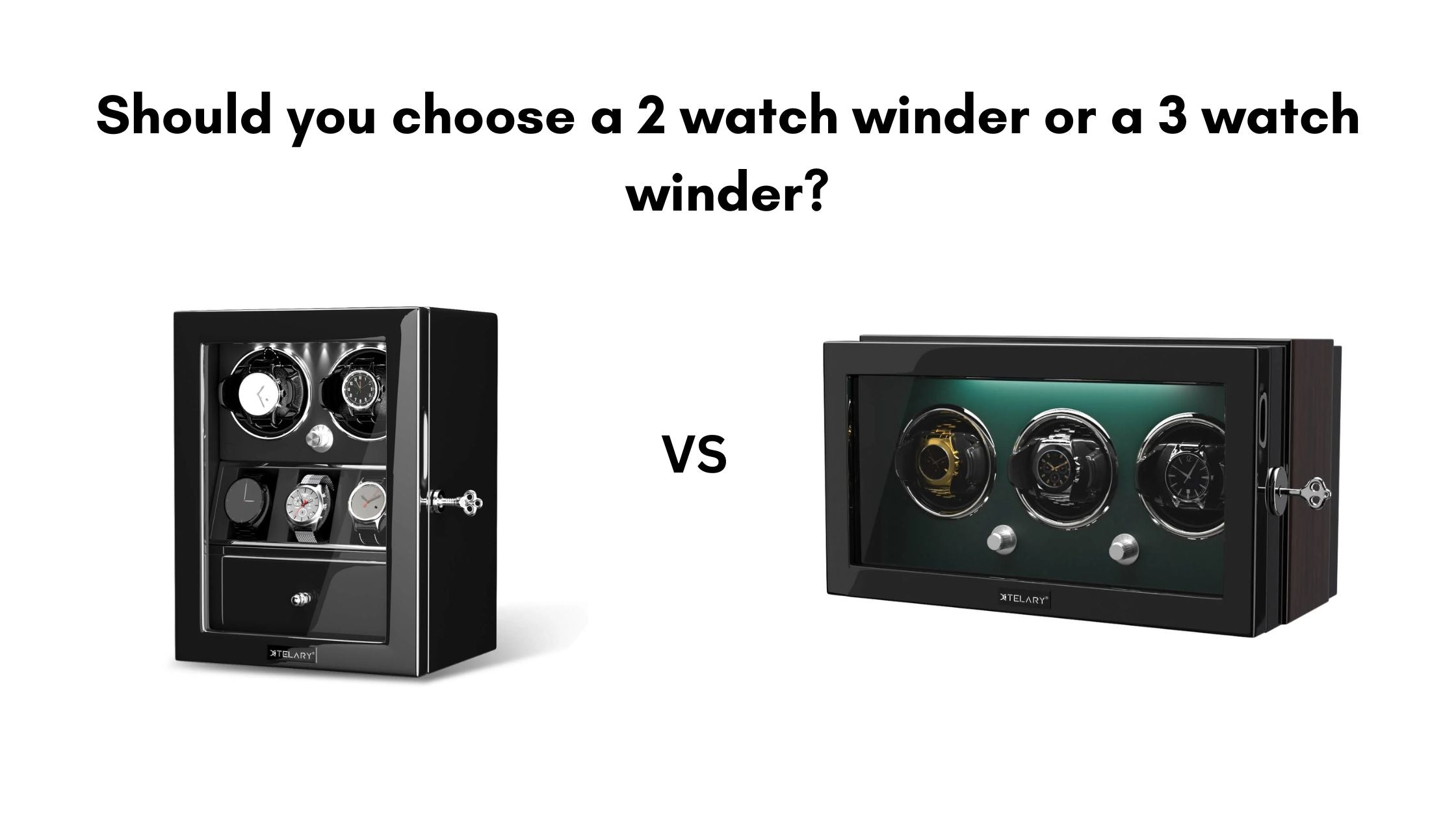 The Essential Guide to Choosing Between 3 Watch Winders and 2 Watch Winders for Your Timepieces